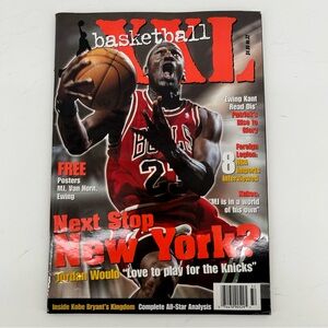 XXL Basketball Magazine 4/ 1998 Michael Jordan & Kobe Bryant Next Stop New York?
